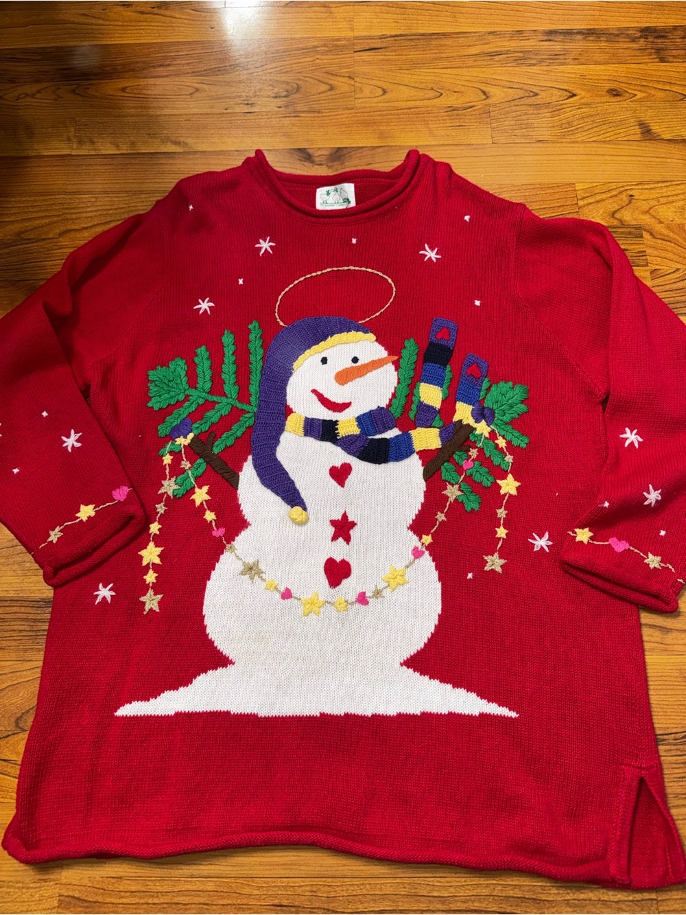 Vintage The Quacker factory Christmas sweater